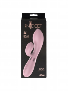 Перезаряжаемый вибратор Indeep Juna Pink 7700-05indeep