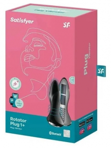 Анальная Пробка с Вибрацией Satisfyer Rotator Plug 1+ Black 003153SA