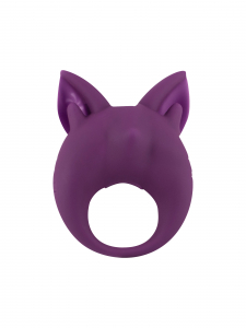 Перезаряжаемое кольцо для клиторальной стимуляции MiMi Animals Kitten Kiki Purple 7200-03lola