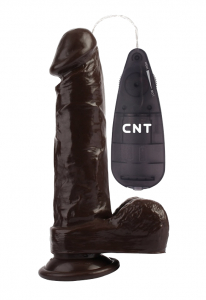 Вибратор CNT 7.8'' Stud Realistic Dildo Brown CNT-180100D