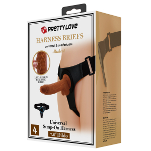 Страпон Pretty Love Harmes Briefs BW-022092NR