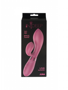 Перезаряжаемый вибратор Indeep Juna Magenta 7700-06indeep