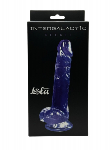 Прозрачный дилдо Intergalactic Rocket Purple 7083-02lola