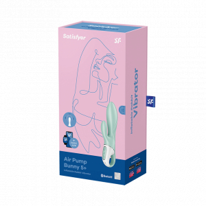 Вибратор с Функцией Расширения Satisfyer Air Pump Bunny 5+ mint 038537SA