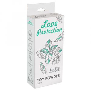 Пудра для игрушек ароматизированная Love Protection Мята 30гр 1823-01Lola