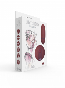 Виброяйцо на пульте управления Love Story Mata Hari Wine Red 1800-03Lola