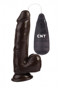 Вибратор CNT 7.4'' Stud Realistic Dildo Brown CNT-180091D